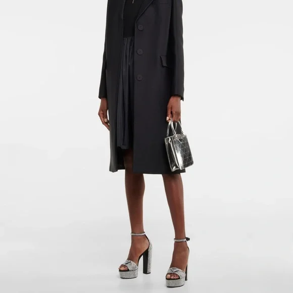 EUC PRADA Embellished satin platform sandals $2,100 39 - Picture 5 of 17